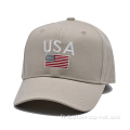 Broidered American USA Flag Cap de baseball